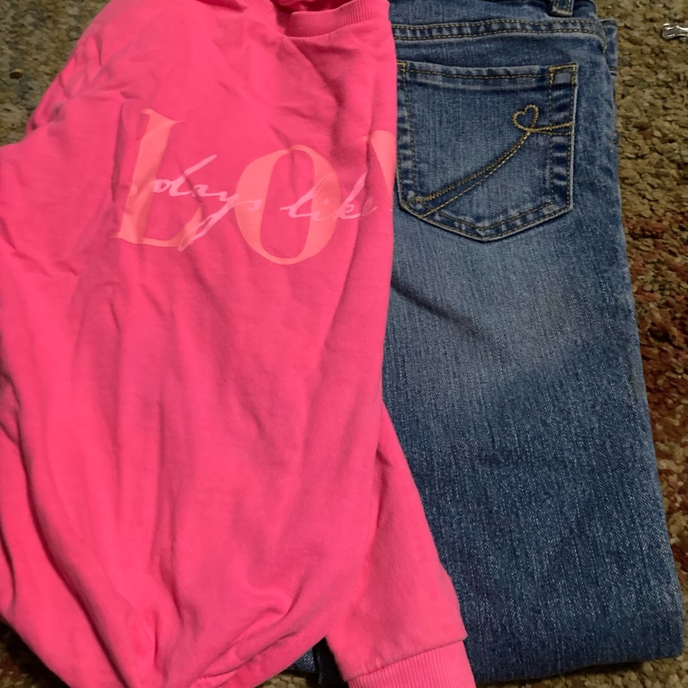 Shirt with jeans